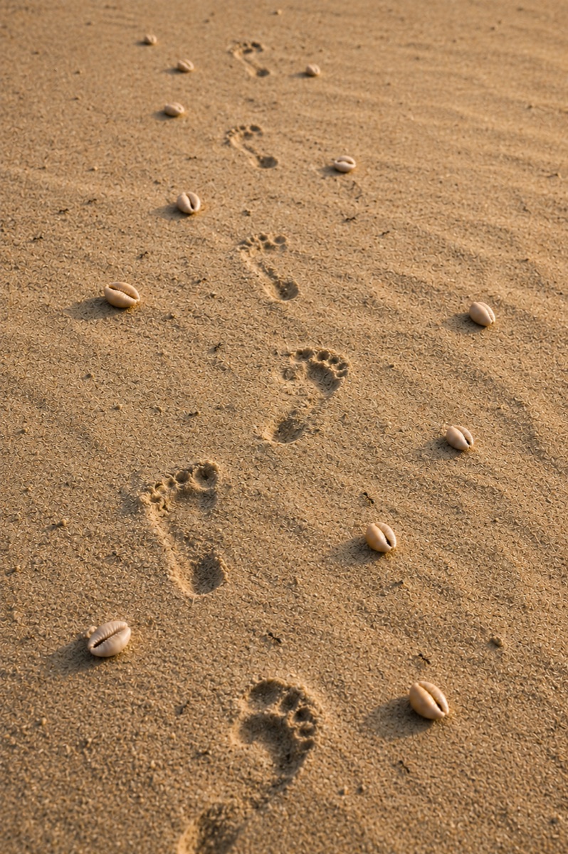 Een pad dat zich door het landschap slingert — de zevendaagse reis van de Moni Sani Pasi